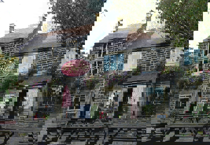 Exterior of The Old Red Lion.