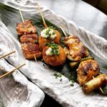 Grilled dishes at Roku Sheffield.