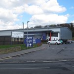 The exterior of All Saints Sports Centre.