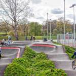 The Hillsborough Park Pump Track.