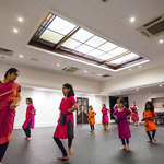 People rehearsing at The Montgomery Theatre.