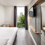 A double room at the ibis Budget Sheffield Centre - St Mary's Gate.