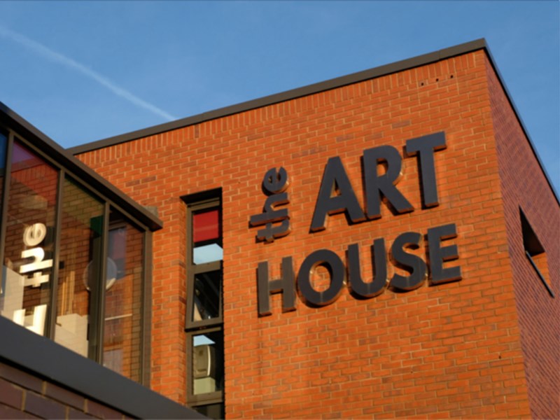 The exterior of The Art House.