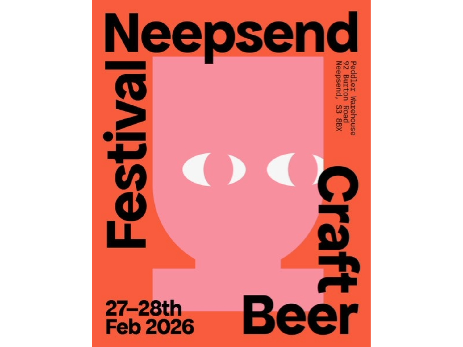Poster for the Neepsend Craft Beer Festival.