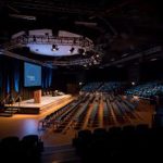 Inside The Octagon Centre.