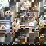 Cakes on display in the Millhouses Park Cafe.