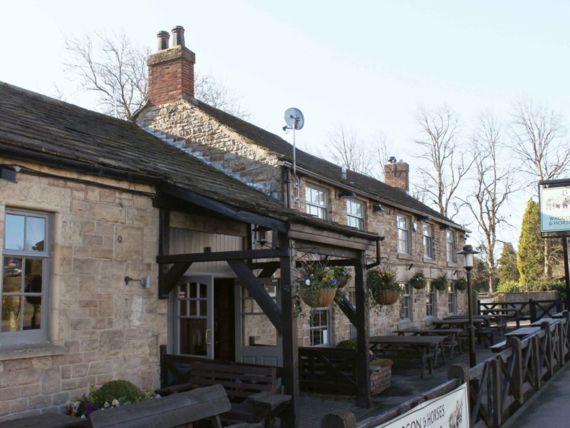 Exterior of The Waggon & Horses.