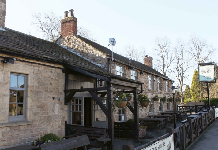 Exterior of The Waggon & Horses.