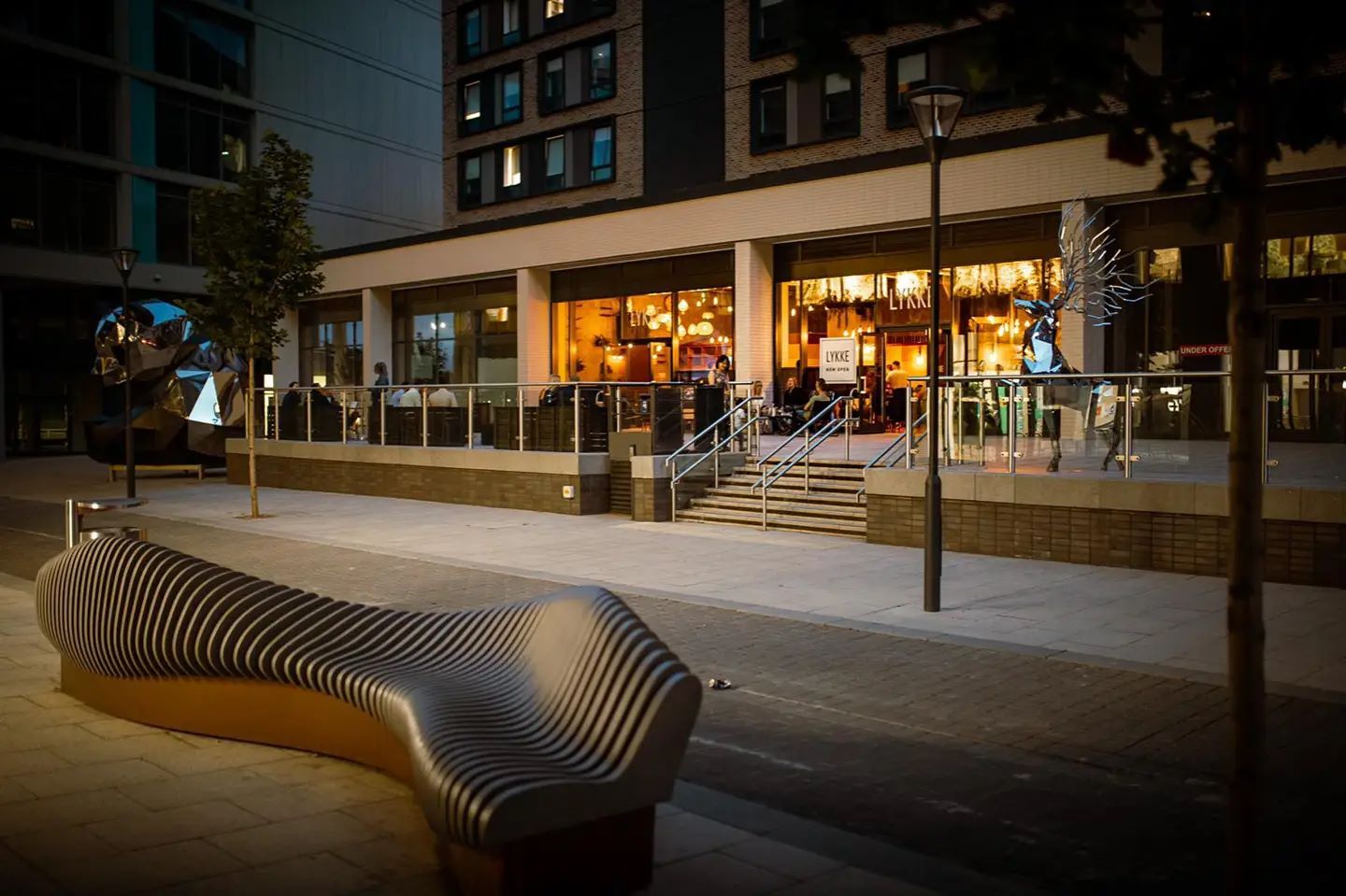 The exterior of LYKKE Sheffield.