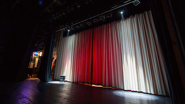 The stage at The Montgomery Theatre.
