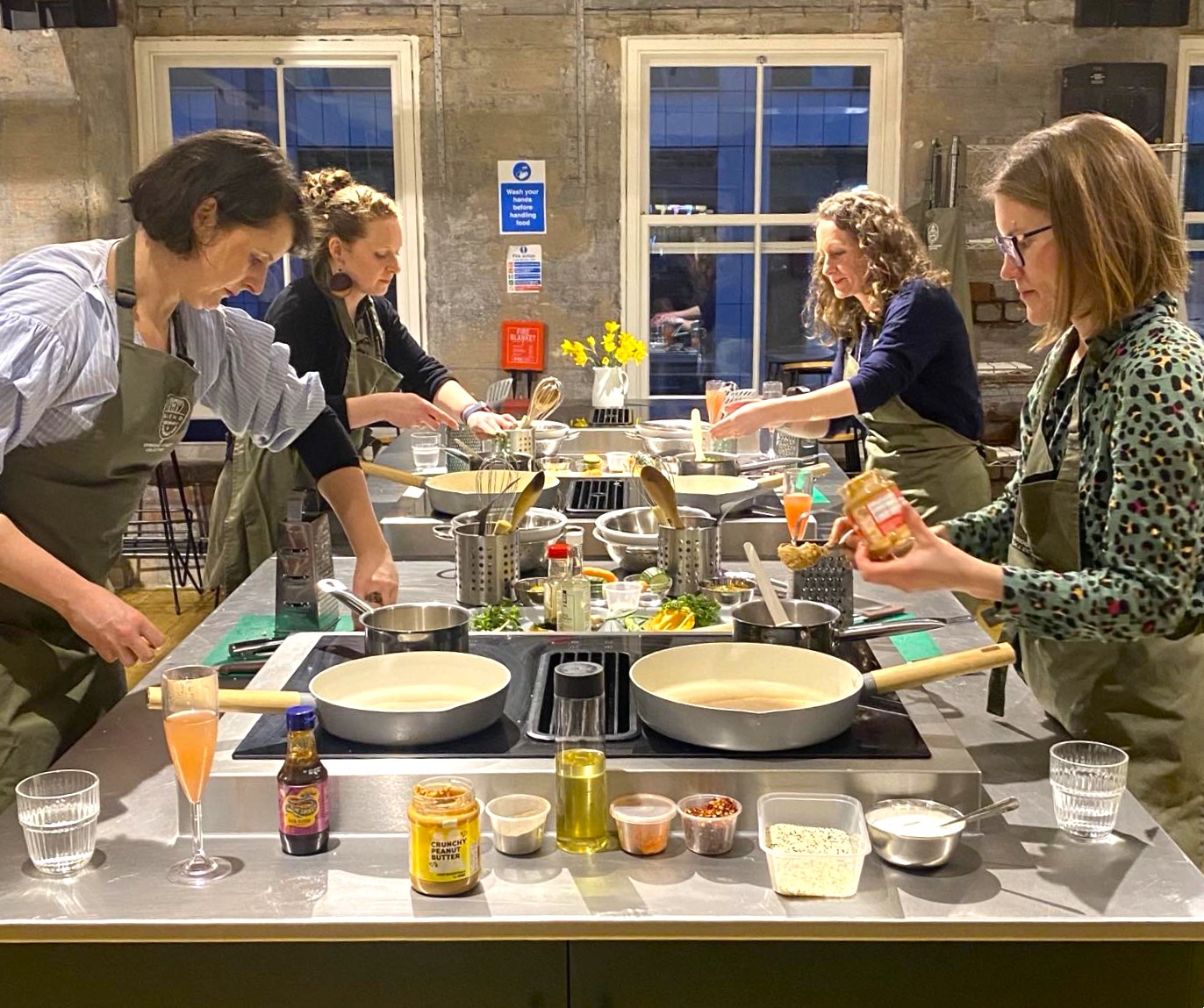 Cooking workshop at the Blend Culinary Foundation.