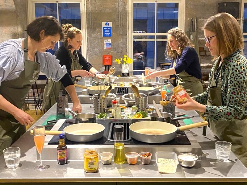 Cooking workshop at the Blend Culinary Foundation.