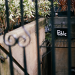 The stairs leading down to Public.