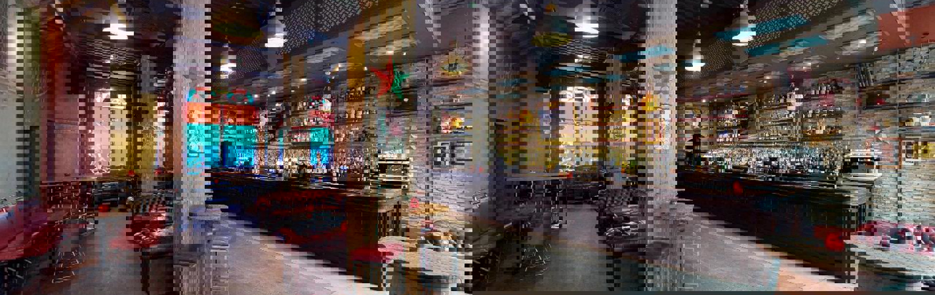 The interior of Cubana Tapas Bar.