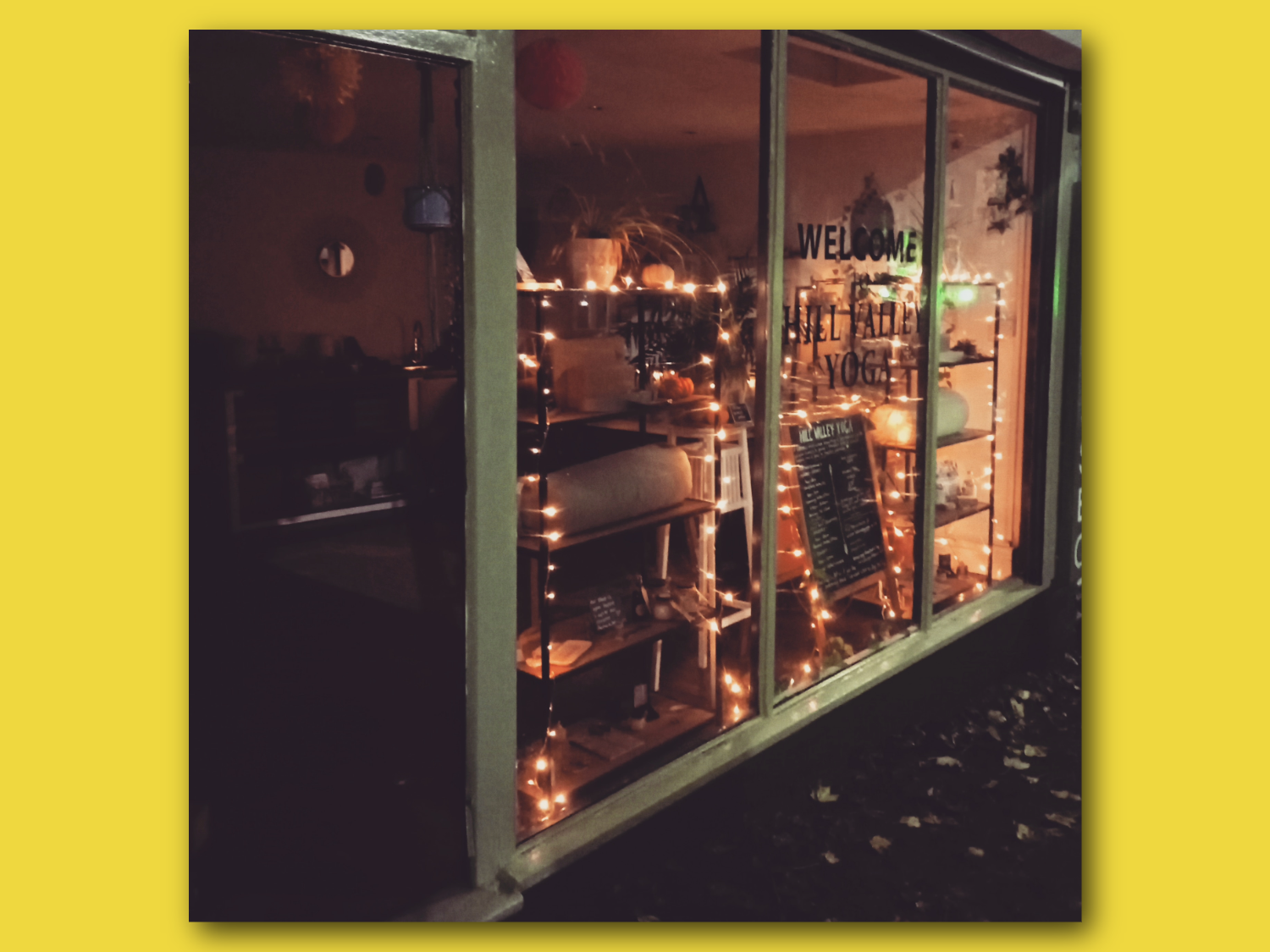 The exterior of Hill Valley Yoga.