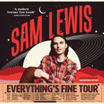 Poster for the Sam Lewis tour.