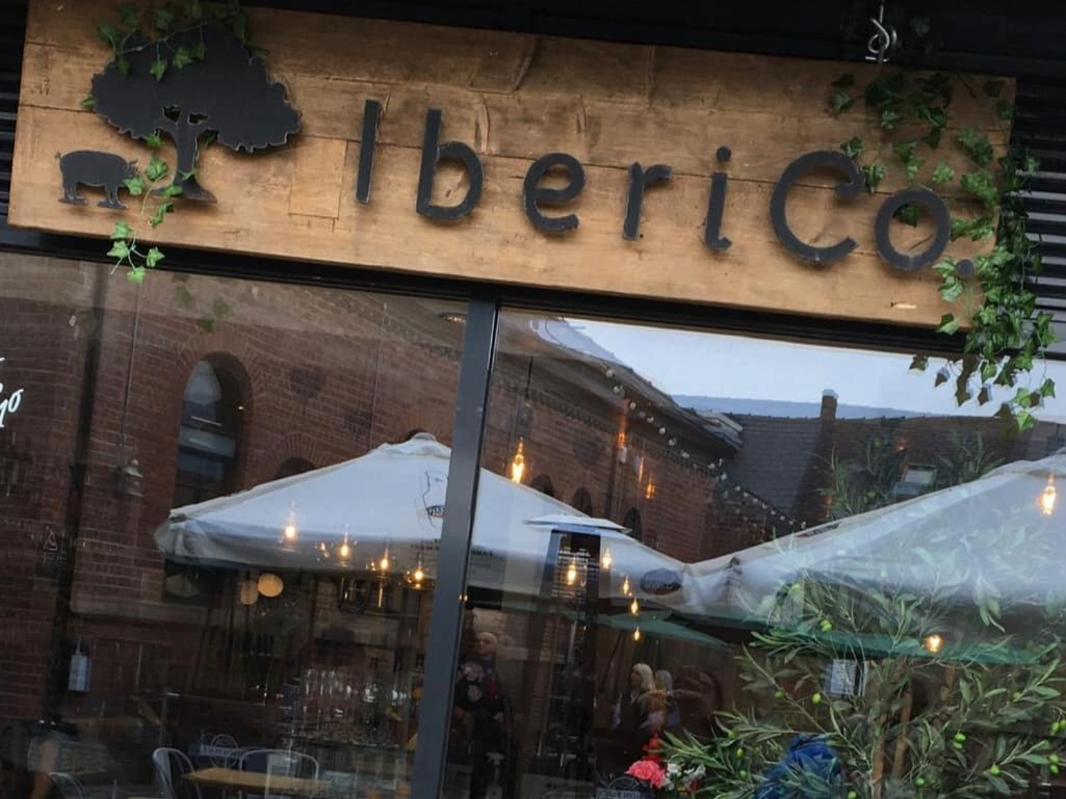 The sign outside IberiCo.