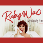 Promo image for the show, with Ruby Wax sat in a bath tub talking on a phone.