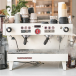 The coffee machine at Kilnfolk Coffee