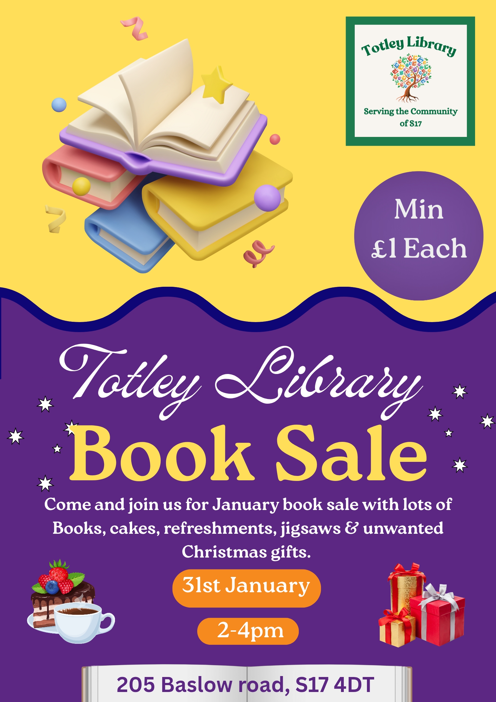 Poster for the event listing all the details.