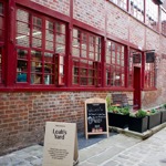 The exterior of Hop Hideout in Leah's Yard.