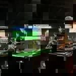 People playing pool at Clubhouse.