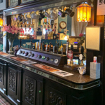 The bar at The Grapes