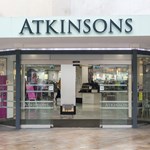 The entrance to the Atkinsons department store.