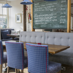 Interior of The Tickled Trout.