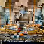 Pies and sandwiches on display at S17 Coffee Shop & Bistro.