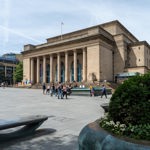 The exterior of the Sheffield City Hall.