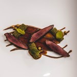 An exotic dish at Fischer’s Baslow Hall, an award-winning, stylish, boutique country house hotel and restaurant.