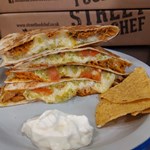 Quesadillas at The Street Food Chef.