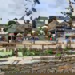 The courtyard at Whirlow Hall Farm.