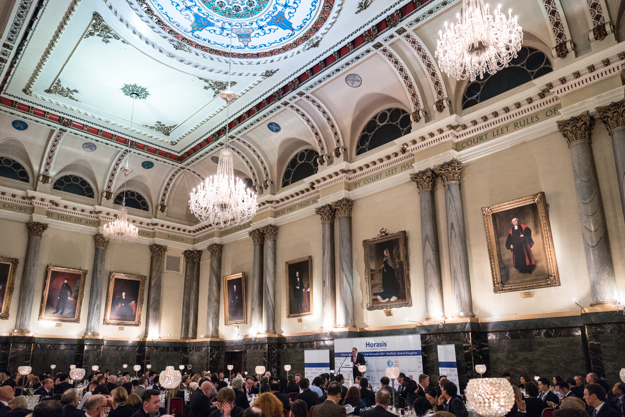 Inside the Cutlers' Hall.