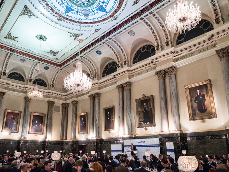 Inside the Cutlers' Hall.