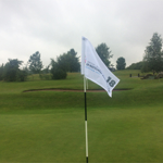 The 18th hole at the Rother Valley Golf Centre.