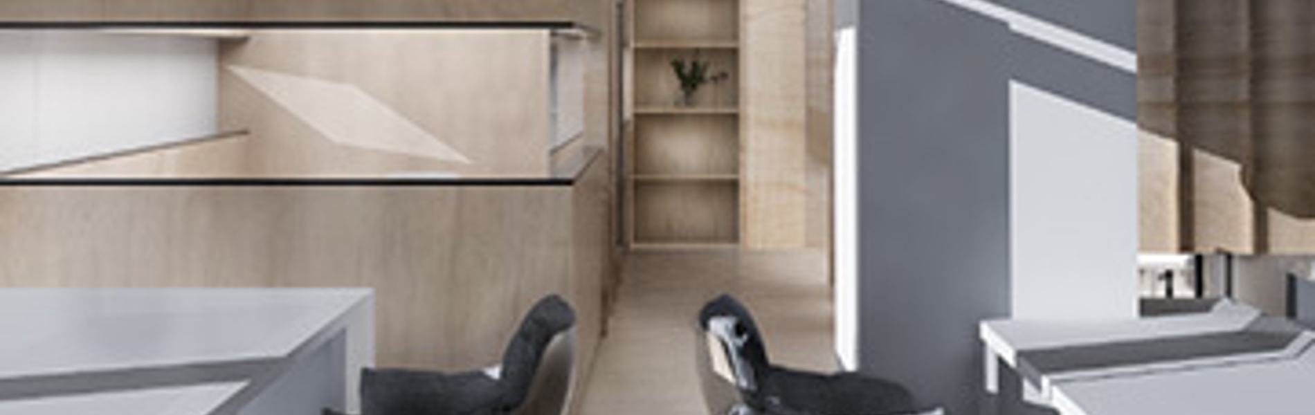 An interior shot of New Era Square with rows of tables and chairs.