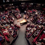The Tanya Moiseiwitsch Playhouse with a full crowd © Andy Brown