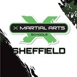 the X Martial Arts Sheffield logo