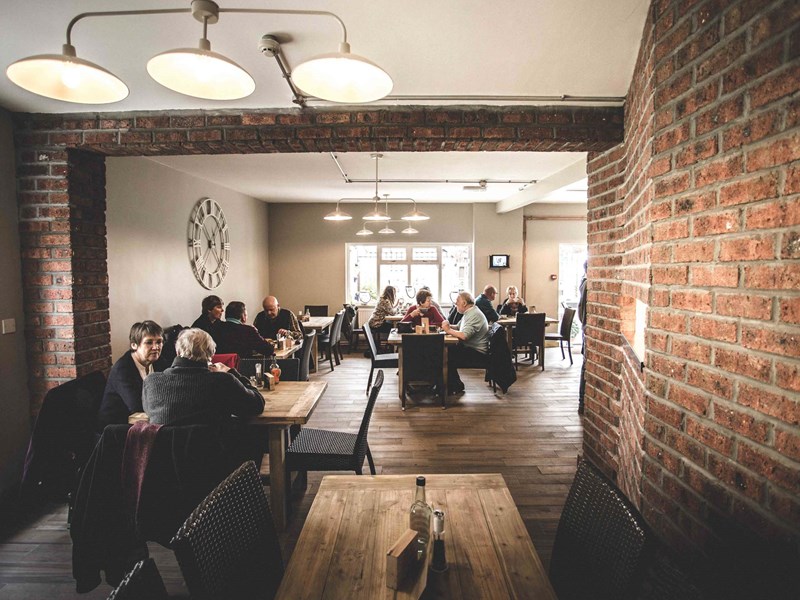 The interior of the Hidden Gem.