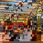 Outdoor seating at Decks.