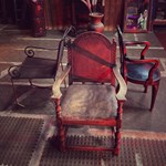 Three second-hand chairs for sale at The WareHouse.
