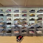 A display of trainers at The Cream Store.