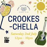 Poster for the Crookes-Chella event.