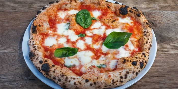 A Neapolitan pizza at Napoli Centro.