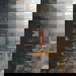 Tables set up outside at Kopi & Chai.