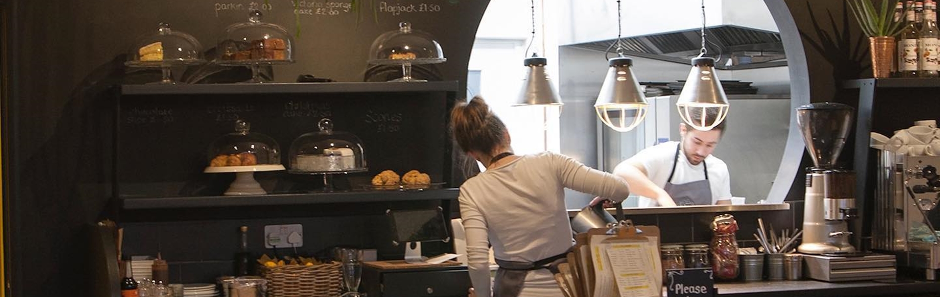 The counter at S17 Coffee Shop & Bistro.
