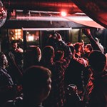 People partying inside Panke Social at night