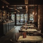 Inside Monk Bar.